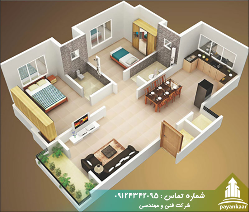 طراحی 3 بعدی ساختمان