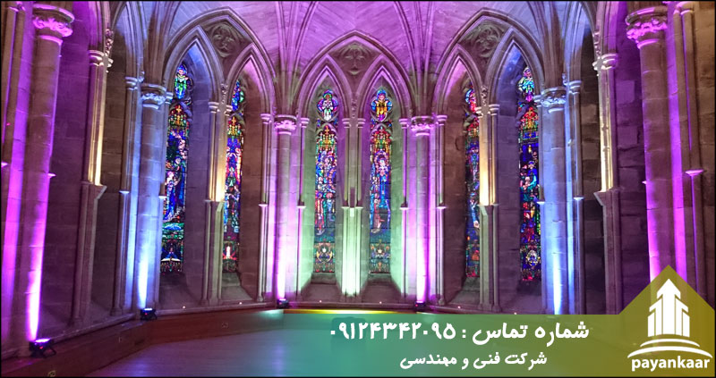 لامپ های نورپردازی نمای ساختمان